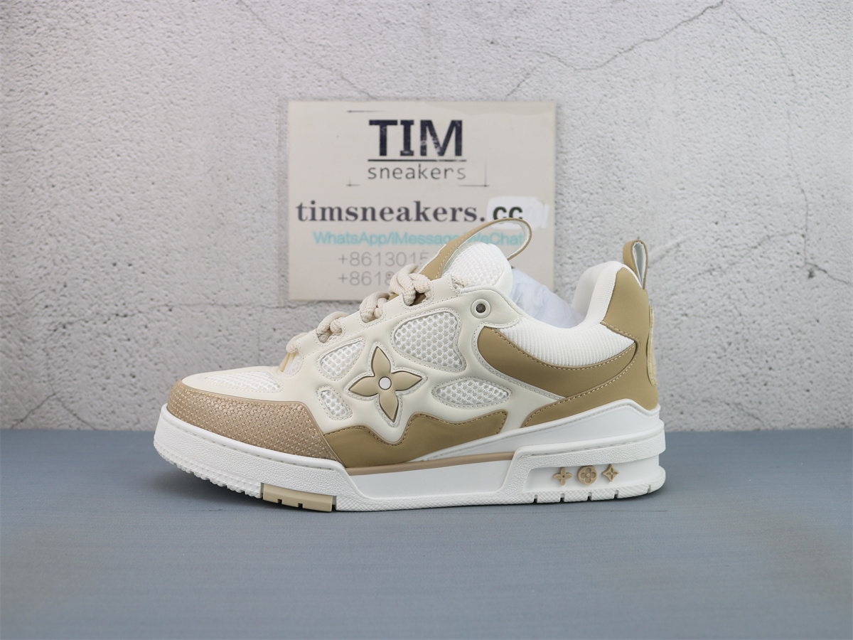 LV Skate Sneaker Beige White